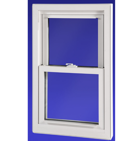 PVC Tempered Glass Double Hung Vinyl Windows for Sale