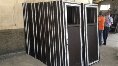 PVC / UPVC Windows PVC Frame / PVC Balcony Bathroom Doors on China WDMA