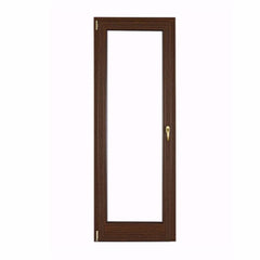 PVC UPVC commercial double glass entry swing door on China WDMA