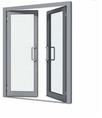 PVC vinyl style Casement sliding Double Glass Upvc Doors For sale on China WDMA