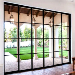Patio big small frame aluminum door Glass Aluminum Sliding Door on China WDMA