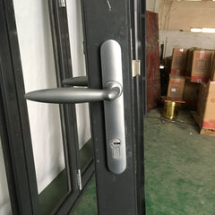 Philippines aluminum window and door Aluminium bifold door with integral blinds on China WDMA
