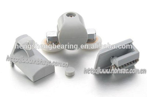 Plastic Hook and double shower screen sliding door rollers bearing on China WDMA