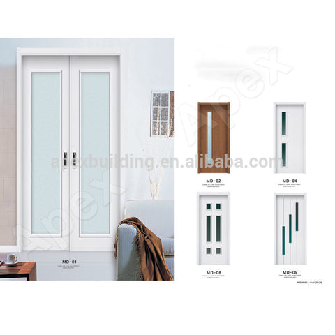 Plastic access door WPC door wood plastic composite door waterproof & moisture proof, bathroom door / kitchen door / room door on China WDMA