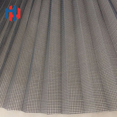 Pleated Mosquito Screen mesh polyester pleated window screen fiberglass plisse insect screen on China WDMA