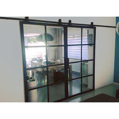 Popular room door design japanese style White UPVC Frame Glazing kitchen vinyl sliding glass door on China WDMA