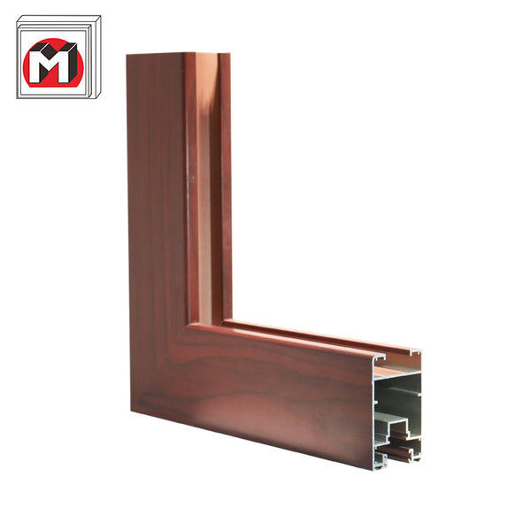 Precise cutting Mauritius aluminum alloy frame bar profile for sliding window door on China WDMA