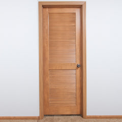Prettywood Hawaii Hot Sale Hotel Solid Wooden Shutter Blind Louvre Door on China WDMA