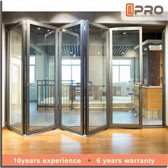 Price Sliding Soundproof Luxury Exterior Patio Lowes Glass Accordion Aluminium Bi-fold Bi Fold Doors Bifold Folding Door on China WDMA