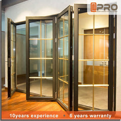 Price Sliding Soundproof Luxury Exterior Patio Lowes Glass Accordion Aluminium Bi-fold Bi Fold Doors Bifold Folding Door on China WDMA