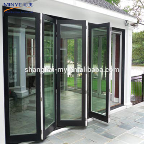 Price Sliding Soundproof Luxury Exterior Patio Lowes Glass Accordion Aluminium Bi-fold Bi Fold Doors Bifold on China WDMA