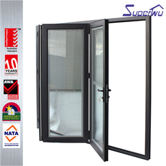 Professional double glazing aluminum bifold doors on China WDMA