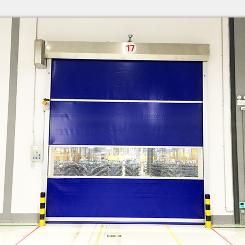 QX High Speed Fast Automatic PVC Folding Roller Shutter Door on China WDMA