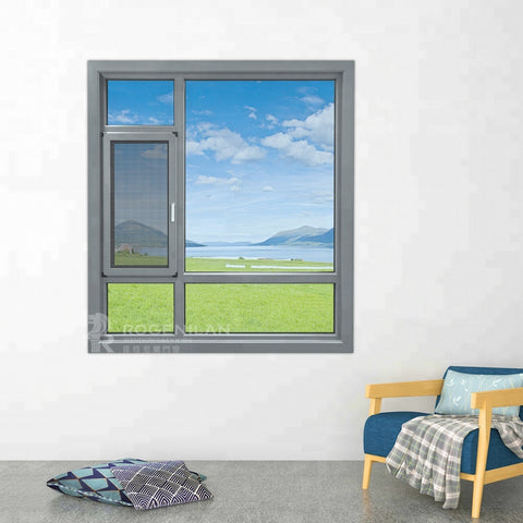 ROGENILAN 100 series New thermal break style casement windows with germany hardware on China WDMA
