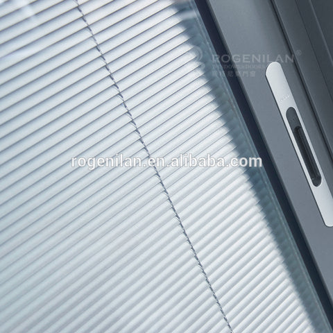 ROGENILAN 139 thermal break series aluminum duty sliding door with electronic shutter on China WDMA