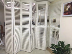 Reinforced patio door BI-Folding wooden door plantation shutters on China WDMA