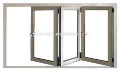 Residential Aluminum frame bi-folding window on China WDMA