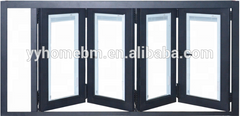 Residential Aluminum frame bi-folding window on China WDMA
