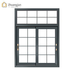Residential slide aluminum windows with glass and aluminum frame on China WDMA