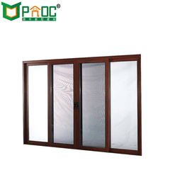 Rochetti system profile Aluminum three panel glass sliding patio doors for sale on China WDMA