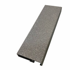 Roller track for sliding door aluminum/aluminium louver frames / wood color brushed aluminium extrusion flooring angular line on China WDMA