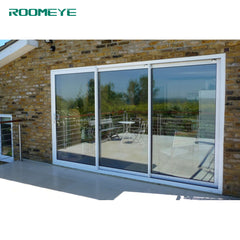 Roomeye aluminum glass three tracks sliding door on China WDMA