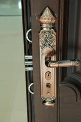 SC-S149 High Standard Steel french Mother And Son Exterior doors for sale on China WDMA