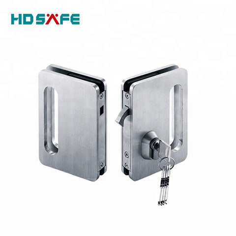 SUS304 grade high quality security stainless steel Euro-profile glass sliding door hook lock on China WDMA