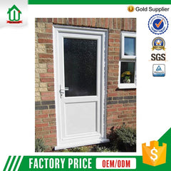 Safety exterior upvc used commercial doors on China WDMA
