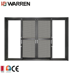 Folding sliding door aluminum glass pivot exterior slide glass sliding doors