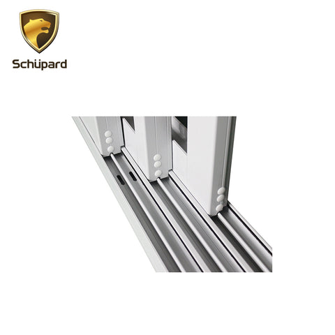 Shanghai Schupard triple balcony aluminium glass sliding door system on China WDMA