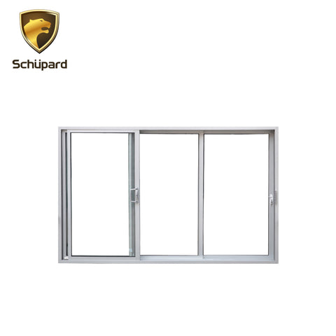Shanghai Schupard triple balcony aluminium glass sliding door system on China WDMA