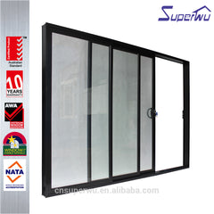 Shanghai Superwu china new design aluminum balcony auto sliding glass door on China WDMA