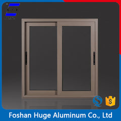 Simple design aluminum sliding window frame price with rubber strip on China WDMA