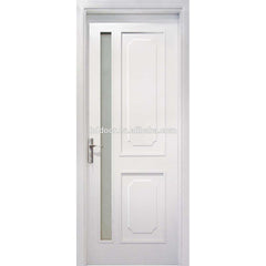 Simple design white colour door with glass on China WDMA