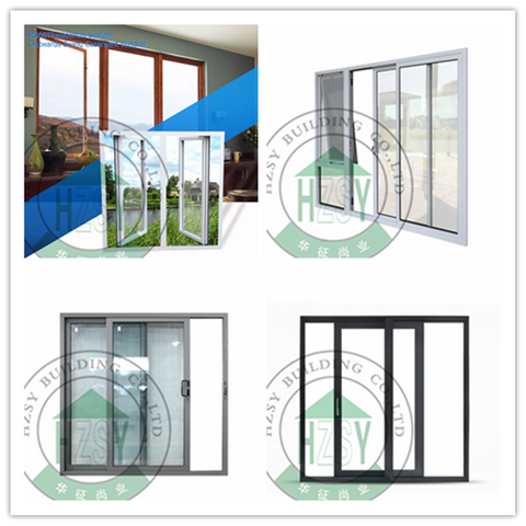 Slide glass door single slider window renshi aluminum on China WDMA