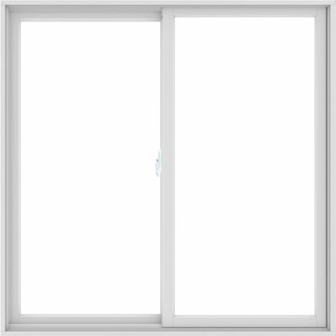 60x60 59.5x59.5 White Vinyl Sliding Window