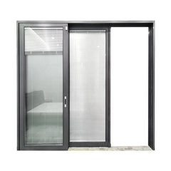 Sliding Glass Doors With Built In Blinds/Exterior Aluminum Louver Sliding Door on China WDMA