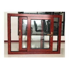 Soundproof double glass sliding window durable commercial sliding windows on China WDMA