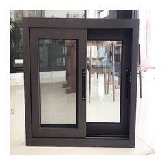 Soundproof double glass sliding window durable commercial sliding windows on China WDMA