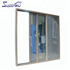 Special Style Double Track Powder Coated Bedroom Aluminum Sliding Door on China WDMA