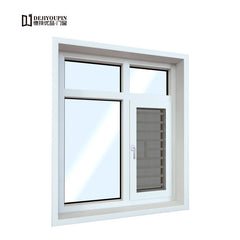 Stained or Painted Wood Grain Interior DJYP W122B Hinged and Retractable Screen Options for Best View Casement Window on China WDMA