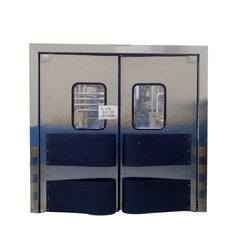 Stainless steel double action swinging traffic doors for commercial kitchens on China WDMA