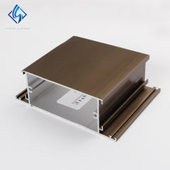 Standard Commercial Brown Aluminium Window Frame Sizes Design on China WDMA