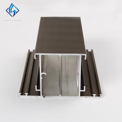 Standard Commercial Brown Aluminium Window Frame Sizes Design on China WDMA