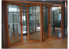 Standard Patio Aluminum Frame Glass Stack Bifold Doors Sliding Doors Hardware on China WDMA