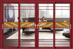Standard size aluminium exterior stacker sliding door aluminium sliding doors on China WDMA