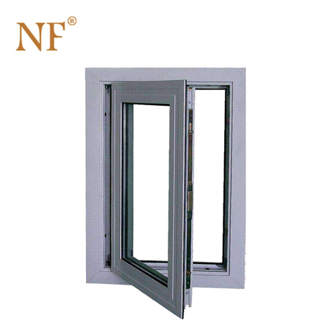 Strong Aluminum frame double glazing single pane casement window on China WDMA