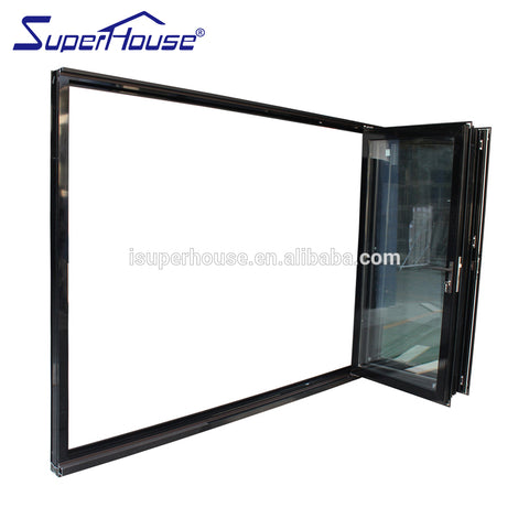 Superhouse AS2047 standard double glazing cheap folding interior doors prices on China WDMA