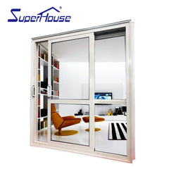 Superhouse NFRC Australia standard AS2047 aluminium frame bathroom sliding glass door on China WDMA
